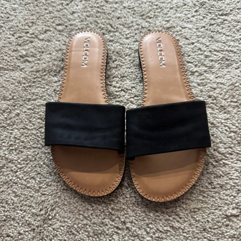 Volcom Women's Simple Slides Open Toe Sandals Siz… - image 2